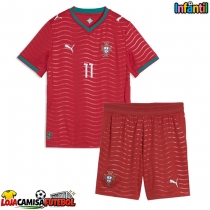 Camisa de Futebol Portugal Joao Felix #11 Equipamento Principal Infantil Mundo 2026 Manga Curta (+ Calças curtas)